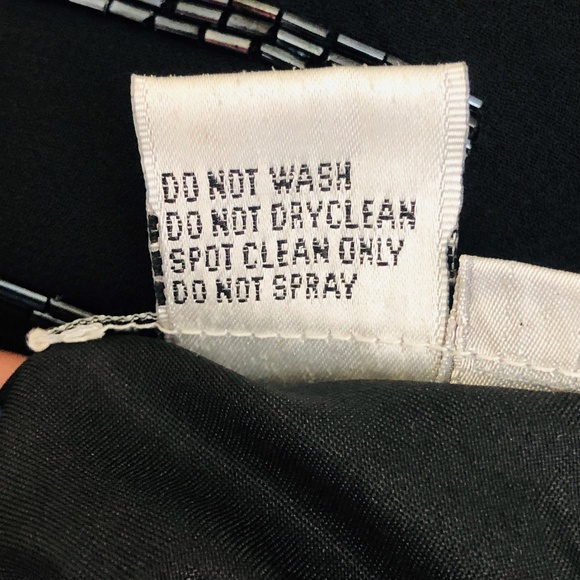 J Laxmi Black Beaded Sleeveless Shell Top M - Picture 8 of 8